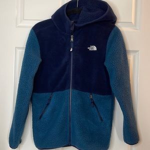 The North Face boys large fleece hooded jacket